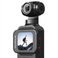 Cámara Corporal con Sensor CMOS Giratorio de 360 Grados y 5k, Grabadora de Video Deportiva Portátil con WiFi, DVR, EIS para Bicicleta
