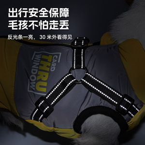 Ropa nueva para mascotas, abrigo acolchado de algodón impermeable, cálido y cómodo para perros grandes, abrigo térmico para perros pequeños - Product Image 1