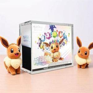 Acrylique résistant aux UV pour le support de présentoir de couvercle magnétique de boîte d'entraînement de Pokemon Elite - Product Image 1