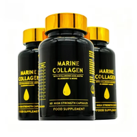 Suplementos Antioxidantes de Colágeno Marino y Vitamina C de Marca Privada de Alta Calidad que Pueden Aumentar la Elasticidad Facial