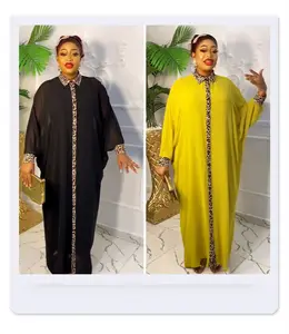 2023 ả Rập hồi giáo của phụ nữ rắn màu voan Gown abaya Leopard cổ áo Áo mùa thu giản dị mẹ cộng với kích thước dài Ăn mặc