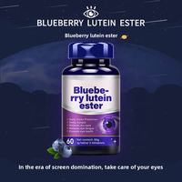 Comprimés d'ester de lutéine de myrtille OEM/ODM, compléments alimentaires pour la santé oculaire des adultes