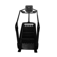 Suministro directo de fábrica, máquina de escalera interior comercial plegable eléctrica de acero, equipo de modelado aeróbico paso a paso para gimnasio, escalada