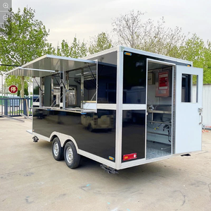 12ft voll Catering ausgestattet Food Truck Hot Dog Food Cart USA Kunden spezifischer Food Trailer mit vollen Restaurant Küchengeräten