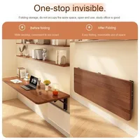 120 cm modernes faltbares Holzhandwerk-Set Wand-Schreibtisch-Arbeits platte Weint isch Eleganter Klappstuhl Praktikabilität Funktional ität