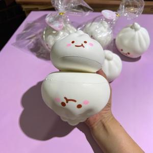 Kawaii Style Multi-Style Steamed Bun Stress Relief Squeeze Toy Cute Stress Relief Squishy Toys for Adults and Unisex Children - Product Image 3