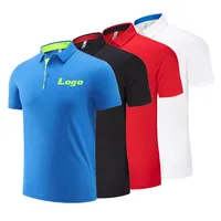 Lidong 100% Polyester cool blank maßge schneiderte Logo Großhandel schnell trocknen Männer Sport Polo-Shirts