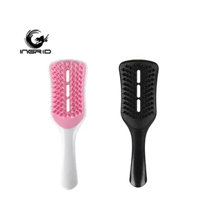 Hairdressing hair styler hair comb massage smooth rib comb hair straightener brush