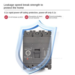 เบรกเกอร์ DM8ไฟฟ้าโซลาร์เซลล์ไฟฟ้ากระแสตรงแรงดันต่ำ400A เบรกเกอร์พลาสติก - Product Image 2