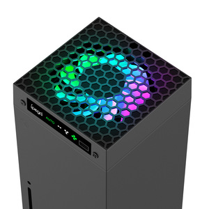 Ventilador de refrigeración con iluminación RGB para Xboxes <span class=keywords><strong>Series</strong></span> <span class=keywords><strong>X</strong></span>, Enfriador de ventilador, soporte de almacenamiento colgante para auriculares - Product Image 3