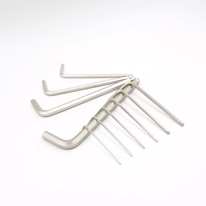 Ball End Allen Key Cấp Công Nghiệp Nickel Mạ Thêm Dài M2-M6 3/16 3/32 3/<span class=keywords><strong>8</strong></span> 3Mm 4Mm Hình Lục Giác L Điều Khiển Chính - Product Image 2