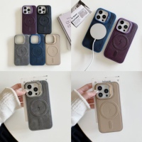 Coque de téléphone magnétique TPU PC pour iPhone 16 Pro Max Business Design avec finition givrée comprend un sac OPP emballé avec protecteur de caméra