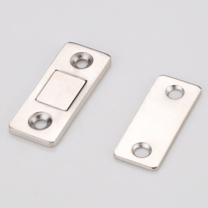 Retenue de porte invisible ultra-mince à double aimant pour portes coulissantes, armoires, placards, aucun perçage requis, aimant puissant - Product Image 4