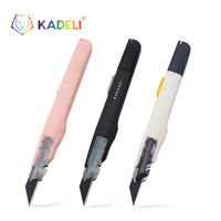 Couteau utilitaire robuste KADELI en plastique extensible, stabilisé par vibration, pour la découpe artisanale et les outils de pose de film vinyle pour fenêtres