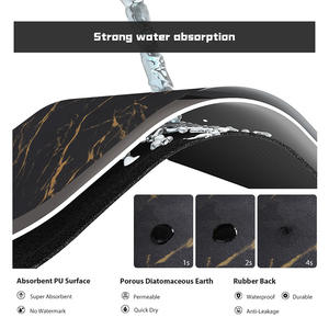Tapete de Drenaje para Cocina de Tierra de Diatomeas, 30x40cm, 40x50cm, 50x60cm, Rectangular, Patrón Abstracto, Material de PVC, No Requiere Lavado - Product Image 4