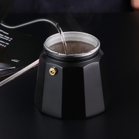 Seecin Nouveau Style Aluminium Verre Cuisinière Électrique Moka Pot Moka Espresso Café Moka Cafetière