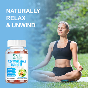 Gommes apaisantes avec étiquette personnalisée gommes <span class=keywords><strong>anti</strong></span>-<span class=keywords><strong>stress</strong></span> avec récupération de la saveur des baies mélangées et extrait de racine d'ashwagandha en vitamine D3 - Product Image 3
