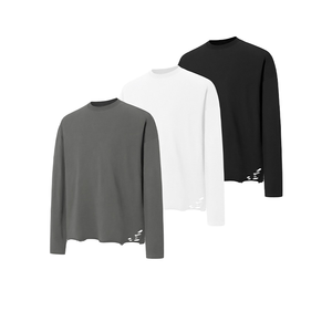 <span class=keywords><strong>T</strong></span>-<span class=keywords><strong>Shirt</strong></span> da uomo in <span class=keywords><strong>cotone</strong></span> strappato da uomo con fondo bianco <span class=keywords><strong>t</strong></span>-<span class=keywords><strong>Shirt</strong></span> di alta moda di marca alla moda <span class=keywords><strong>t</strong></span>-<span class=keywords><strong>Shirt</strong></span> a <span class=keywords><strong>manica</strong></span> <span class=keywords><strong>lunga</strong></span> - Product Image 1