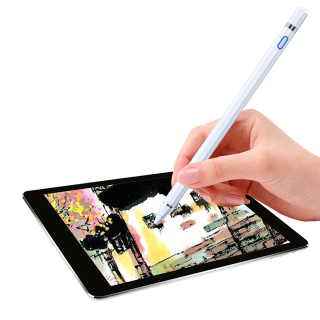 Wisoneng Universal High Sensitive Active Capacitive Touch Screen Tablet Stylus Pen Magnetic Attraction for iPhone iPad Android
