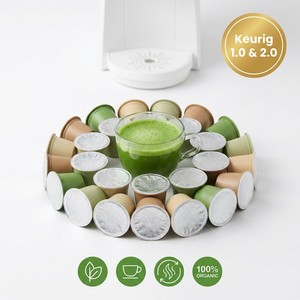 Capsules de café matcha aux saveurs variées, mélange fraise vanille, compatibles avec diverses machines, possibilité d'étiquette personnalisée et de marque privée - Product Image 5