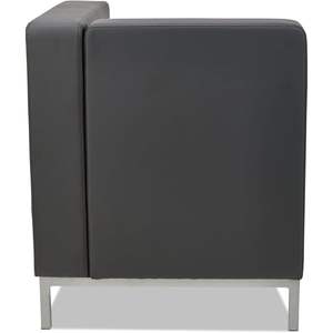 Sofá Seccional Esquinero Serie Alera QUB, 26 3/8 X 26 3/8 X 30 1/2, Negro, Juego de Sala de Estar - Product Image 6