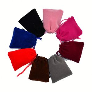 Good Quality Large Size Velvet Drawstring Bags With Custom Logo <b>Small</b> Pouch Customized Design - Product Image 2