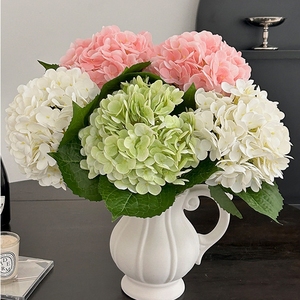 Nouvelle <span class=keywords><strong>Fleur</strong></span> Artificielle d'Hydrangea Vert 2026, Faux Hortensia de Haute Qualité au Toucher Réel pour Décoration de Mariage, Hôtel, Événement, <span class=keywords><strong>Fleur</strong></span> Décorative - Product Image 5