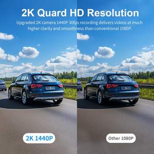 E-çok fabrika ODM OEM evrensel WIFI GPS 2K 1440P çizgi kam süper gece görüş GPS WDR DVR araba ön panel kamerası araba dvr'ı çizgi kam - Product Image 2