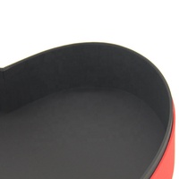 Boîte cadeau de bijoux petit coeur rouge cadeau de Saint-Valentin fait main avec logo estampillé à chaud personnalisé