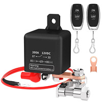 Interruptor Inalámbrico de Desconexión de Batería con Control Remoto, Relé Inteligente de Corte de Energía para Auto, Anti-robo, 12V 120A 200A