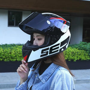 Casque intégral à visière foncée pour jeunes adultes, nouveau ABS à dégagement rapide pour ATV, karting, <span class=keywords><strong>motocross</strong></span>, moto, conduite à moto - Product Image 6