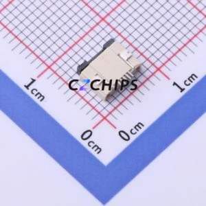 FC05-S05FCT-00 FFC/FPC Connector SMD,P=0.5mm,Horizontal Mount Connector Flip Cover Type Bottom Contact 5P 0.5mm - Product Image 2