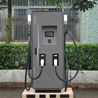 Chargeurs rapides DC CCS2 personnalisés pour véhicules électriques, station de charge intégrée, IP54 pour usage commercial