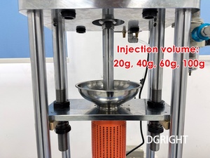 20g 40g 60g 100g dọc nhỏ bằng chứng khí nén Vít Máy ép phun cho HDPE/PET/ABS/EVA/PP/PC/PA vật liệu - Product Image 6