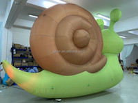 Décoration de paysage Modèle animal gonflable escargot gonflable lumineux