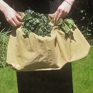 Gardening Storage Bag Khaki Portable Outdoor Foraging Vegetable Garden Harvest Carrying Bag for Women Chest Bag - Product Image 2