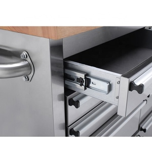 2024 Gd đa-mục đích thép không gỉ nhà để xe lưu trữ Con lăn công cụ Tủ dịch vụ công cụ đứng Composite trạm làm việc - Product Image 3