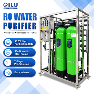 Système <span class=keywords><strong>de</strong></span> purification d'eau par osmose inverse industriel 1000L/H avec réservoirs <span class=keywords><strong>de</strong></span> sable et <span class=keywords><strong>de</strong></span> charbon - Product Image 1