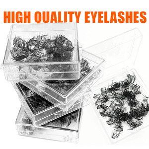 Extensions de cils préfabriquées en éventail, style queue de poisson, base pointue, longueurs mixtes, édition <span class=keywords><strong>Manga</strong></span>, faites à la main, vente en gros - Product Image 1