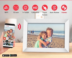 Digital Picture Frame Upload From Anywhere, 10.1 Inch <b>WiFi</b> Digital Photo Frame Support Customize for Resell (16/32GB) - Product Image 2