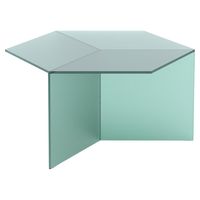 Meubles de salon de luxe Ensemble de table basse en acrylique bleu Table Tables basses empilables