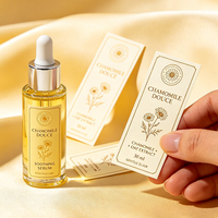Solution d'étiquetage personnalisée TEDDY pour fards à paupières, vinyle, feuille d'or et d'argent, autocollant pour étiquette de parfum