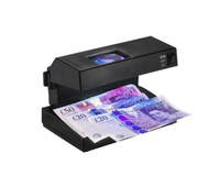 Detector de Dinero Universal Económico, Verificador de Billetes con Lupa, Detector de Monedas WM UV MG para Banco