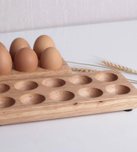 กล่องใส่ไข่ไม้เนื้อแข็ง (นำกลับมาใช้ใหม่ได้ / สำหรับตกแต่ง) - Product Image 2