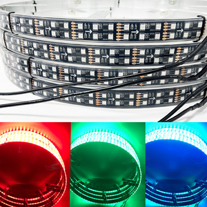 Dòng chảy loạt RGB BT điều khiển + RF điều khiển từ xa hàng tăng gấp đôi underglow Kit Xe LED bánh xe đèn - Product Image 5