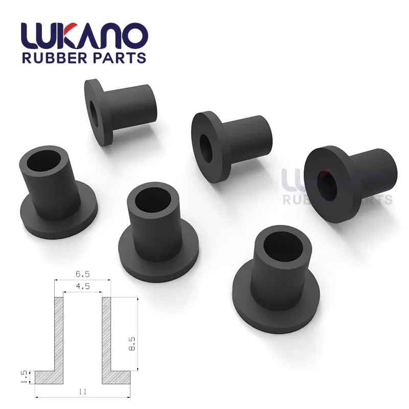 1/4 Cao Su Grommet Top Hat Đúc EPDM NBR Cao Su Grommet