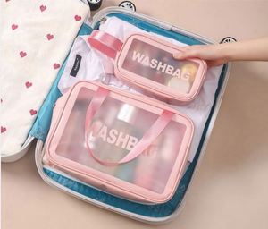 Bolsa de Cosméticos de Viaje Personalizada para Mujer con Logotipo, PVC Transparente con Cierre de Cremallera, Impermeable, para Artículos de Aseo - Product Image 2