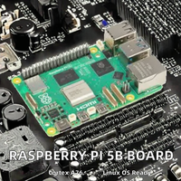 Placa de Desarrollo Raspberry Pi 5B con Procesador Cortex-A76 para Kits de Sistema Operativo Linux