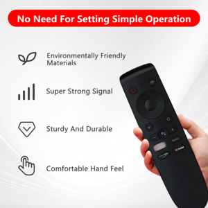 Télécommande de remplacement pour <span class=keywords><strong>OnePlus</strong></span> 1+<span class=keywords><strong>TV</strong></span> Series, télécommande vocale avec 16 boutons et fonction vocale, emballage en sachet - Product Image 3