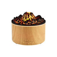 Humidificateur à vapeur de lave volcanique grande capacité pour hôtel et chambre, diffuseur d'aromathérapie à effet flamme, modèle à forte production de brume, vente en gros usine